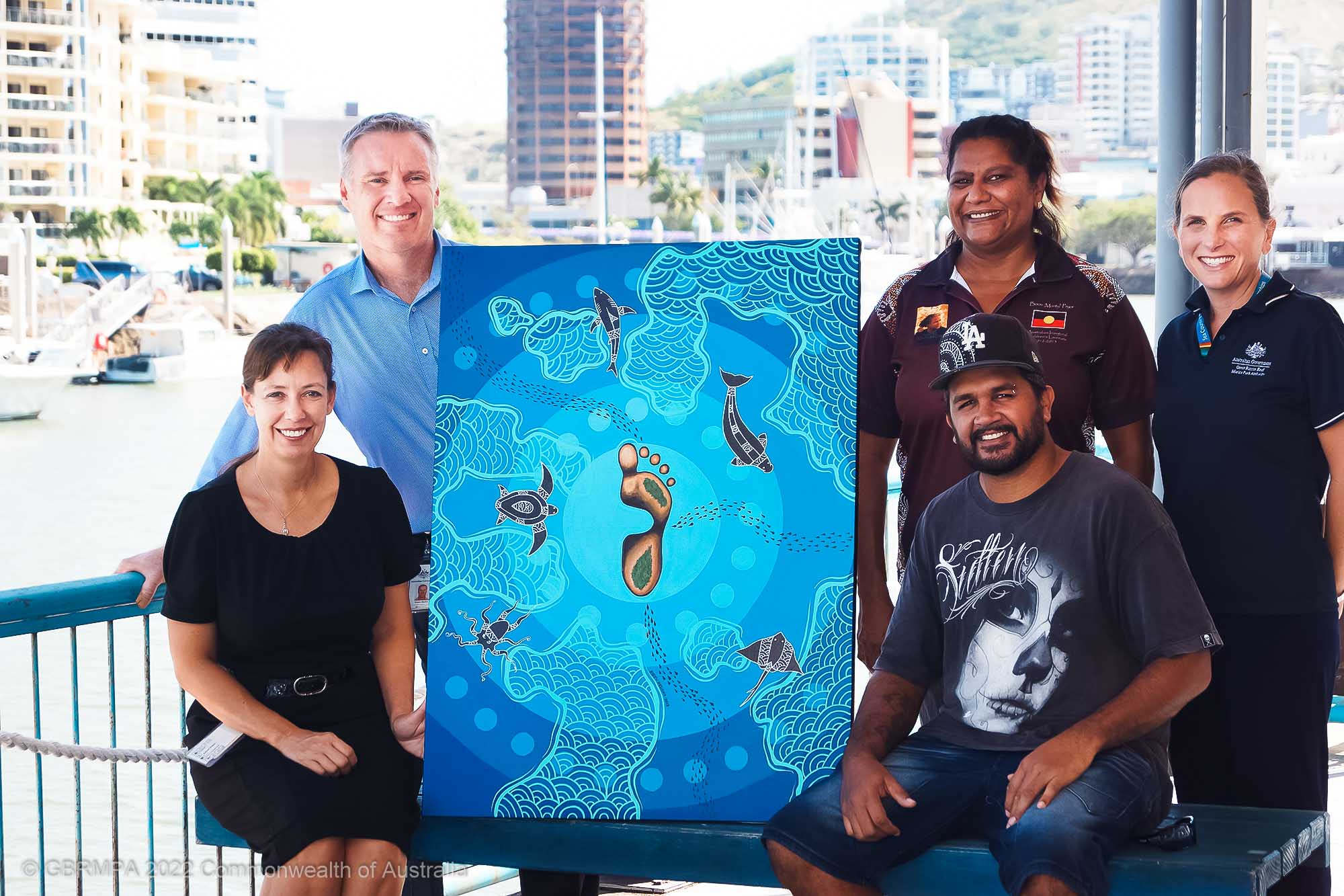 reconciliation painting - Copyright 2022 Reef Authority - Australia