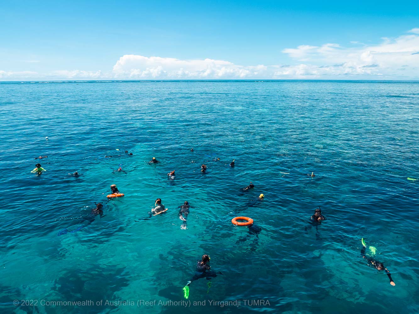 Yirrgandji TUMRA snorkeling - Commonwealth of Australia (Reef Authority)