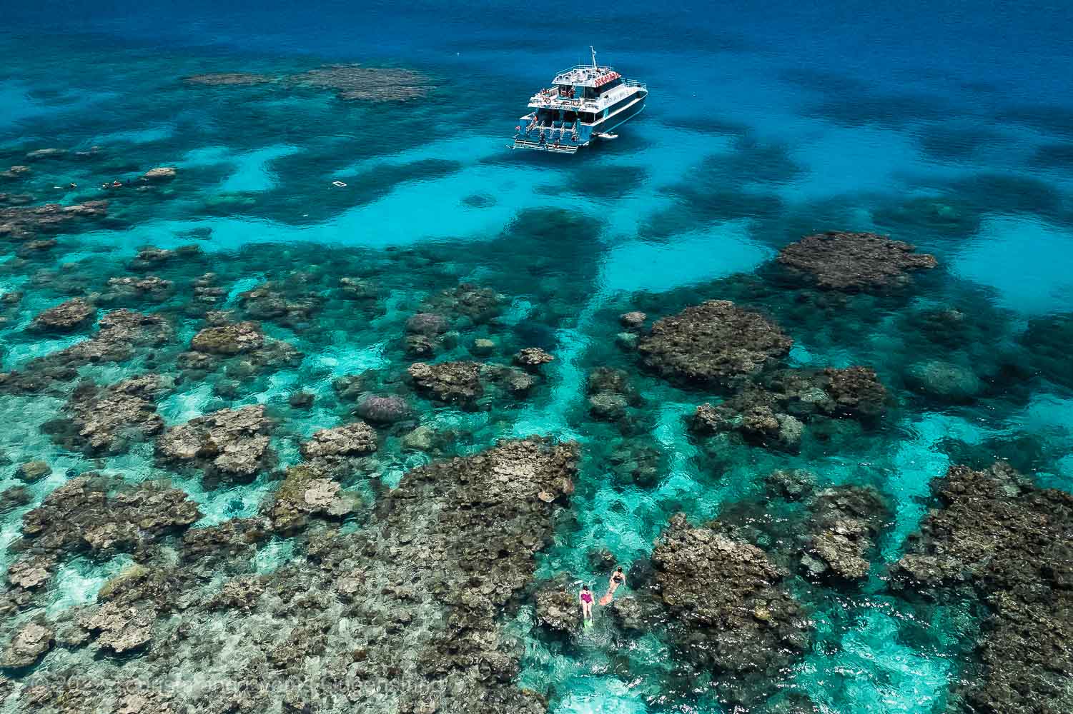 Commercial vessel in the Great Barrier Reef Marine Park  – Australia - © Tourism and Events Queensland