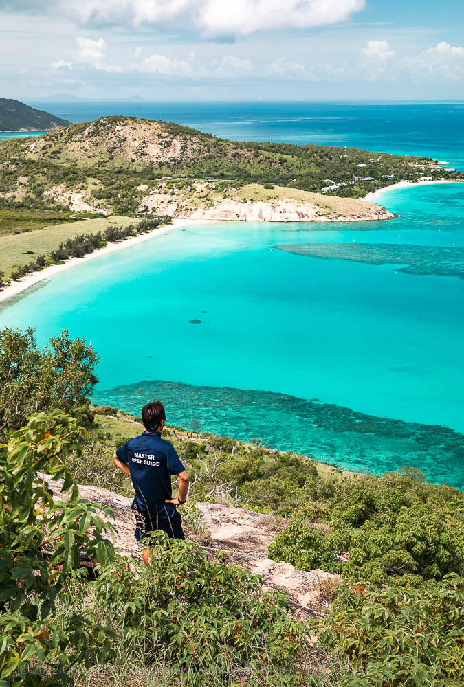 Master reef guide looking across Lizard Island - Great Barrier Reef  – Australia - © Tourism and Events Queensland