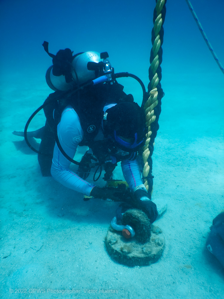 Divers completing field management work – Australia - © QPWS - Photographer: Victor Huertas