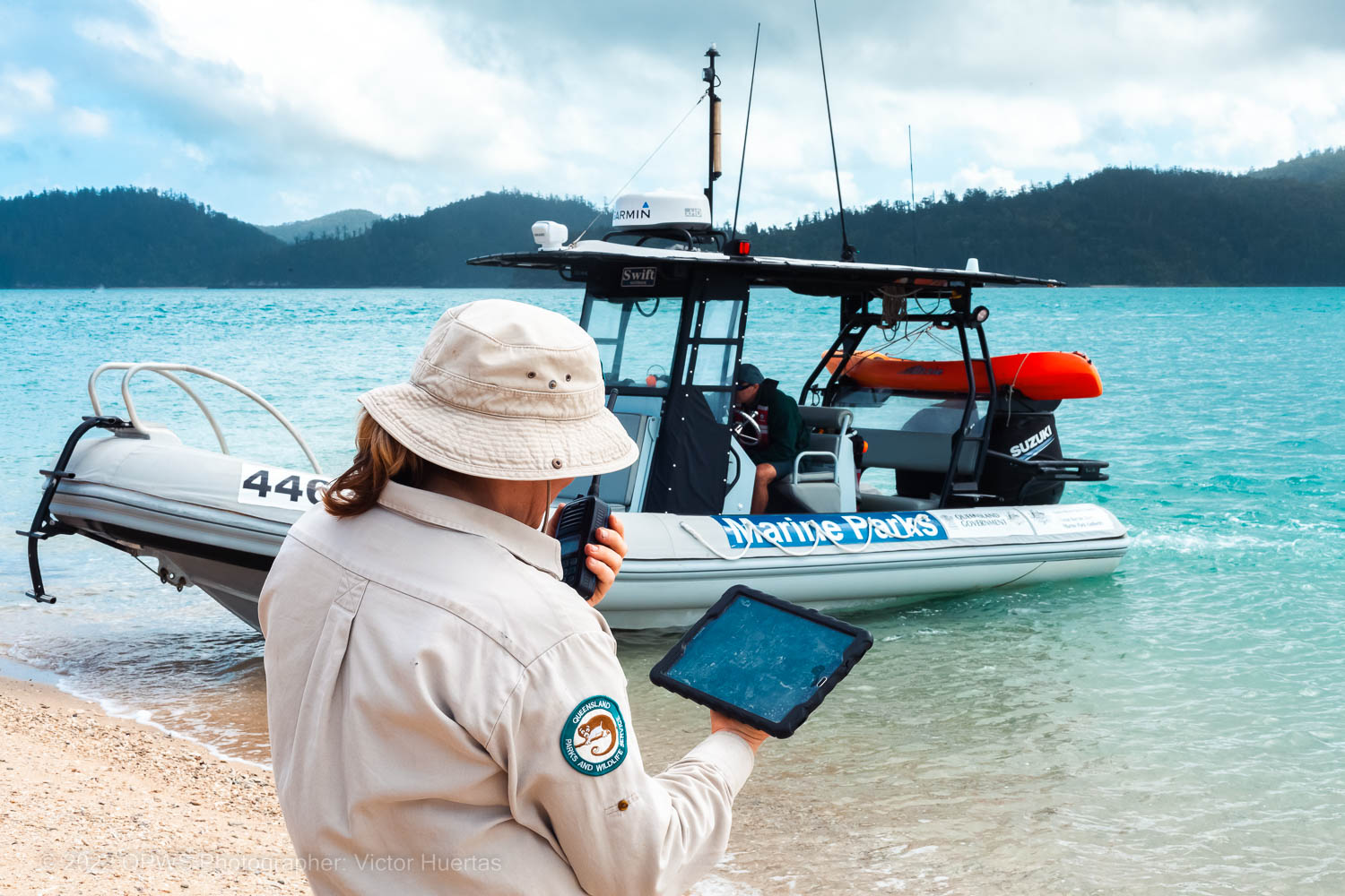 Marine Parks boat and public moorings photo – Australia - © QPWS - Photographer: Victor Huertas