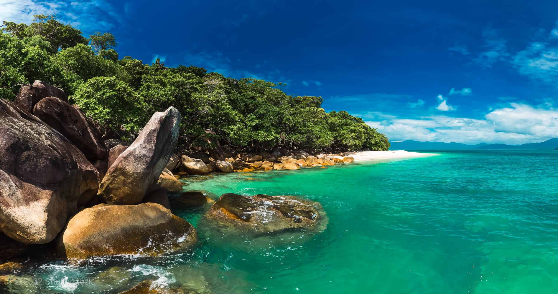 Fitzroy Island of the coast of Cairns