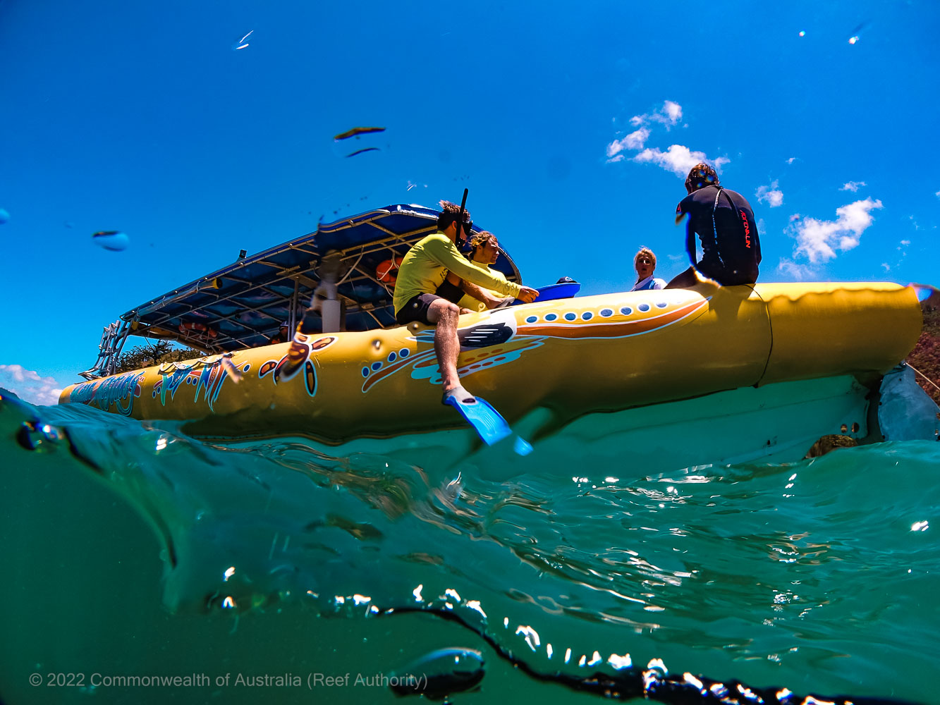 Tourism operator in the Whitsundays, fringing Great Barrier Reef