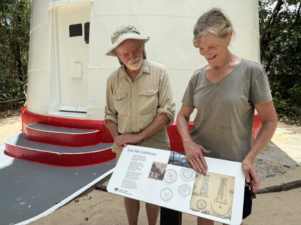 Don and Lee, new caretakers at Low Isles