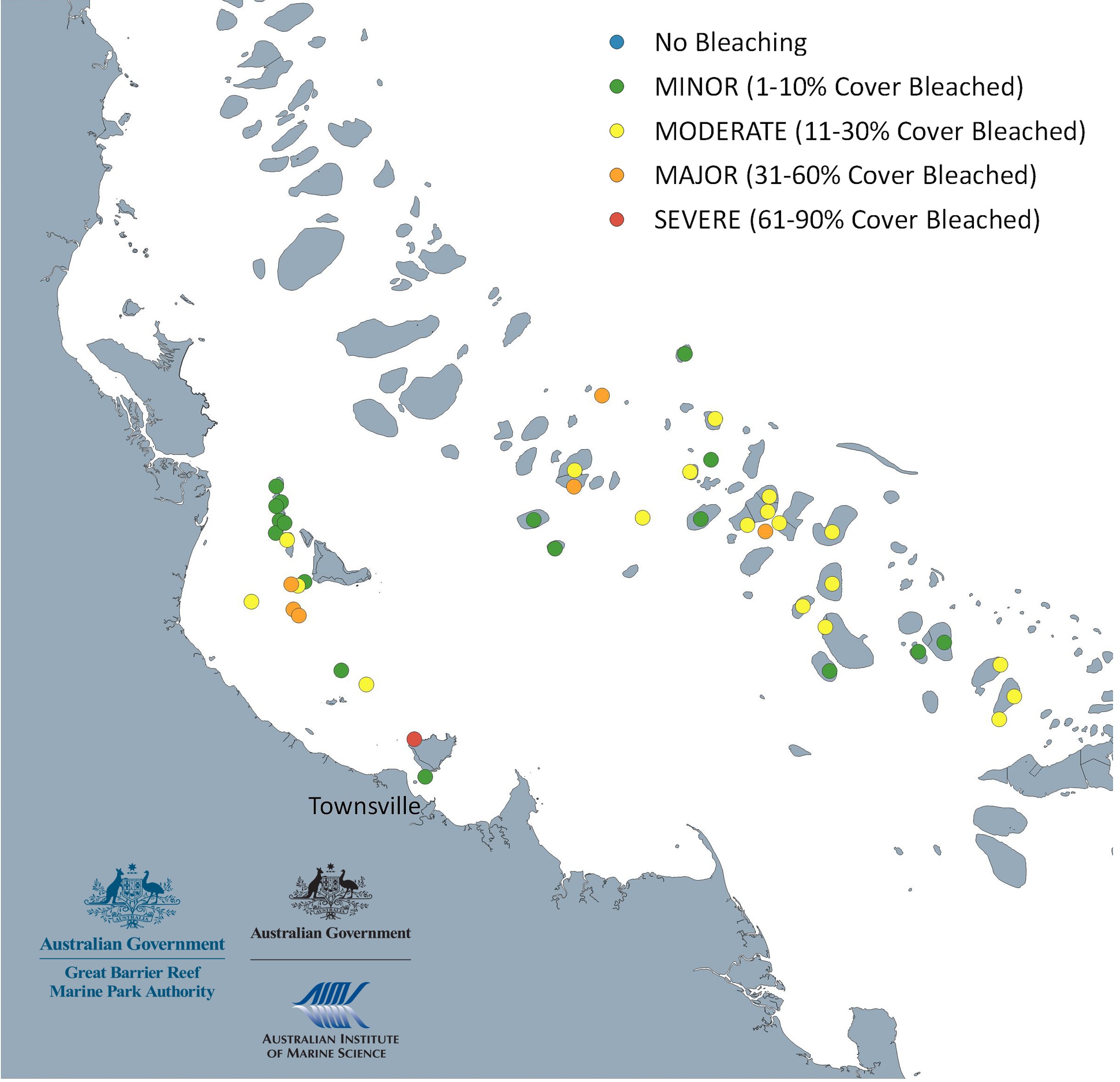 Great Barrier Reef aerial surveys as of 4 February 2022 - Great Barrier Reef - Copyright Commonwealth of Australia - (Reef Authority)