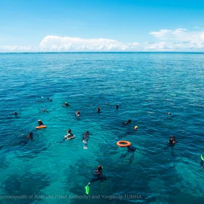 Yirrgandji TUMRA snorkeling - Commonwealth of Australia (Reef Authority)