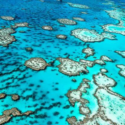 Photography of the outer reef lagoon