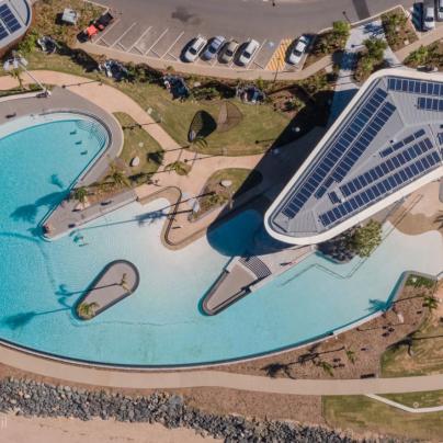 Solar Panels on Foreshore Lagoon - Livingstone Shire Council