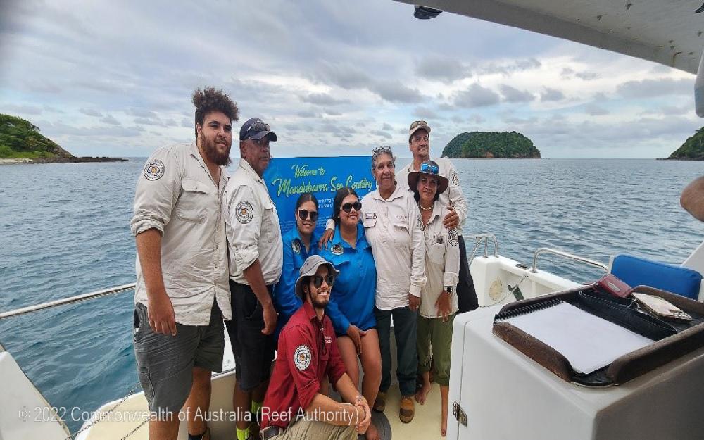 Mandubarra Rangers, Sea Grass Project Officer and Sea Cultural Heritage Officers