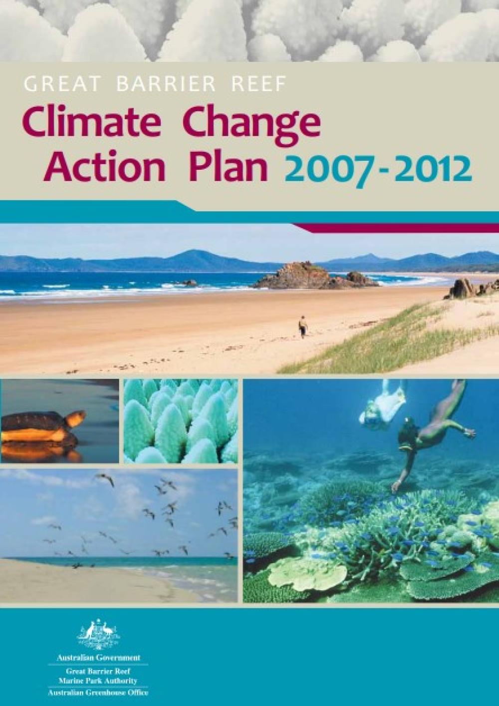 Cover image of Great Barrier Reef Climate Change Action Plan 2007-2012